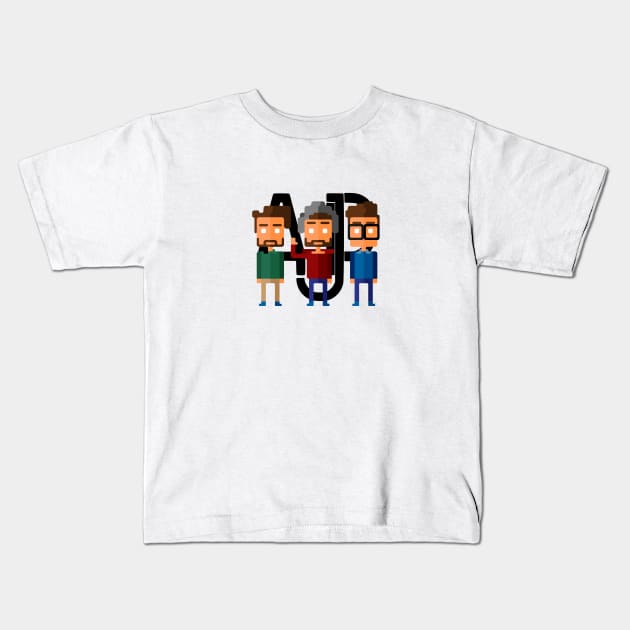 AJR Pixelated Kids T-Shirt by Tandit Store